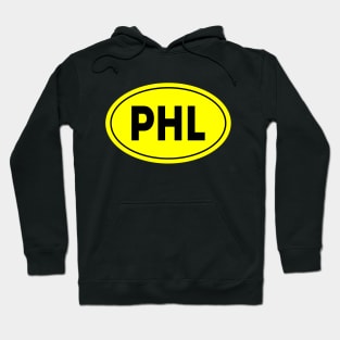 PHL Airport Code Philadelphia International Airport USA Hoodie